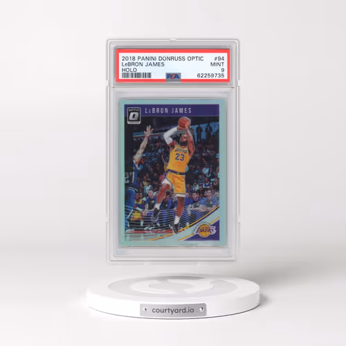 2018 Panini Donruss Optic #94 LeBron James - Holo (PSA 9 MINT)