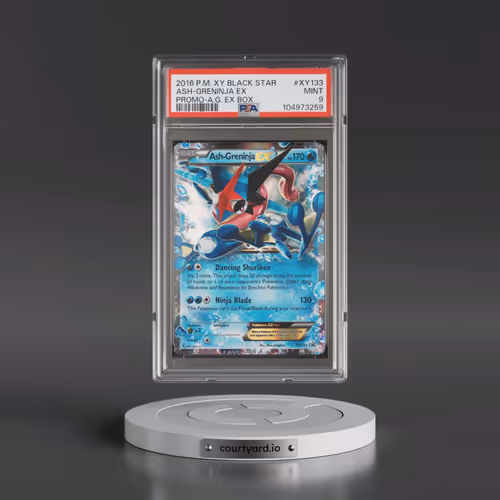 2016 Pokémon XY Black Star Promo #XY133 Ash-Greninja EX - Holo Ash-Greninja EX Box (PSA 9 MINT)