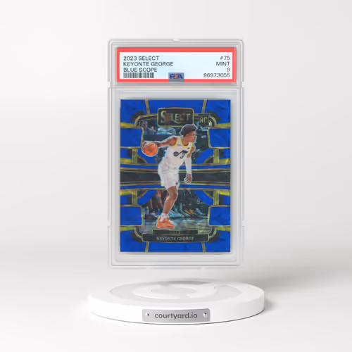 2023 Panini Select #75 Keyonte George - Blue Scope (PSA 9 MINT)