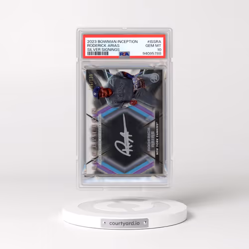 2023 Bowman Inception Silver Signings #ISSRA Roderick Arias (PSA 10 GEM MINT)
