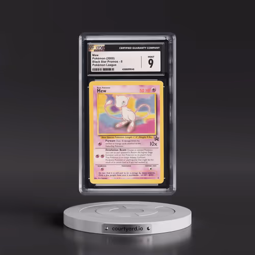 1999 Black Star Promos #8 Mew - Pokémon League (CGC 9 MINT)