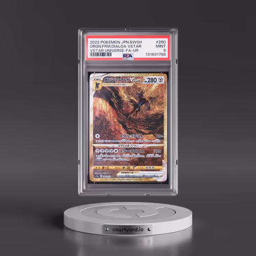 2022 Pokémon Sword & Shield Vstar Universe #260 Origin Forme Dialga Vstar - Full Art Ultra Rare (PSA