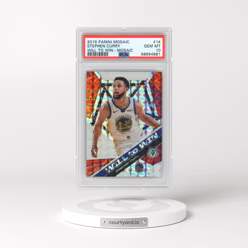 2019 Panini Mosaic Will to Win #14 Stephen Curry - Mosaic (PSA 10 GEM MINT)