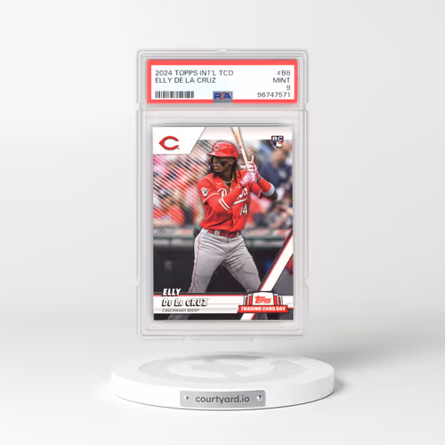 2024 Topps International Trading Card Day #B8 Elly de La Cruz (PSA 9 MINT)
