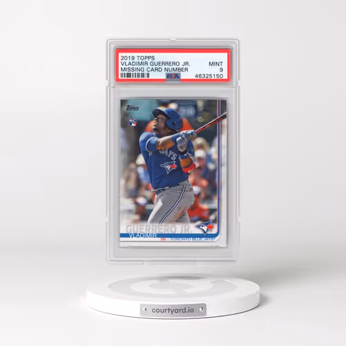 2019 Topps Vladimir Guerrero Jr. - Missing Card Number (PSA 9 MINT)