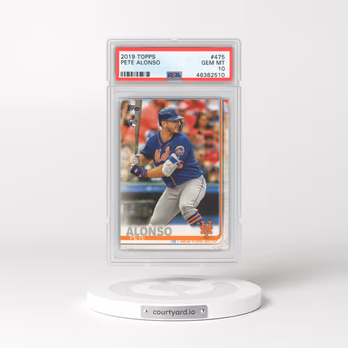 2019 Topps #475 Pete Alonso (PSA 10 GEM MINT)