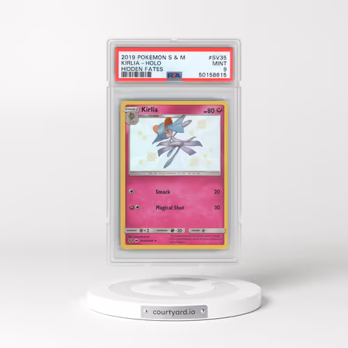 2019 Pokémon Sun & Moon Hidden Fates #SV35 Kirlia - Holo (PSA 9 MINT)