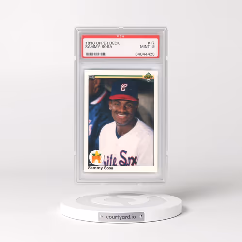 1990 Upper Deck #17 Sammy Sosa - Star Rookie (PSA 9 MINT)