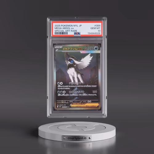 2025 Pokémon M1l-Mega Brave #089 Mega Absol EX - Holo Special Art Rare (PSA 10 GEM MINT)