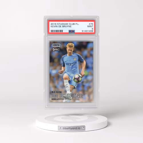 2016 Stadium Club Premier League #75 Kevin de Bruyne (PSA 9 MINT)