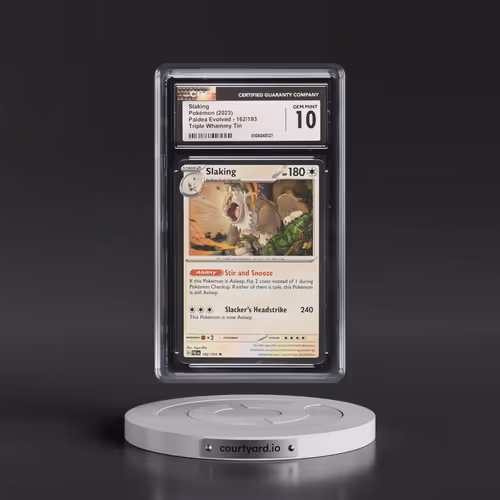 2023 Paldea Evolved - PAL EN #162/193 Slaking - Triple Whammy Tin (Cosmos Holo) (CGC 10 GEM MINT)