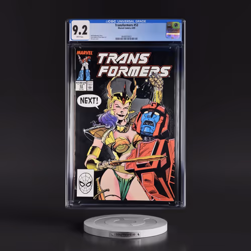 Transformers #53 CGC 9.2 White Pages (Marvel Comics, 6/89) - Universal