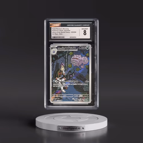 2025 Glory of the Rocket Gang - sv10 #105/098 Team Rocket's Weezing - Art Rare Holo (CGC 8 NM-MT)