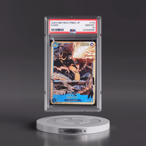 2024 One Piece Japanese PRB01-Premium Booster -One Piece Card the Best #118 Kaido (PSA 10 GEM MINT)