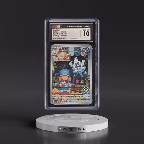 2023 Paradox Rift - PAR EN #190/182 Vanillish - Holiday Calendar (Snowflake Stamp) (Holo) (CGC 10 GE