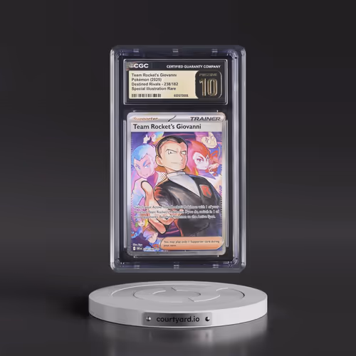 2025 Pokémon Dri EN-Destined Rivals #238 Team Rocket's Giovanni - Special Illustration Rare (CGC 10