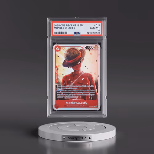 2025 One Piece OP12-Legacy of the Master #015 Monkey D. Luffy (PSA 10 GEM MINT)