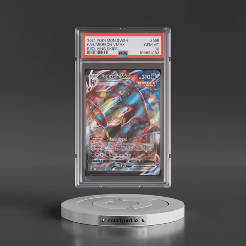 2021 Pokémon Sword & Shield Evolving Skies #095 Umbreon Vmax - Full Art (PSA 10 GEM MINT)