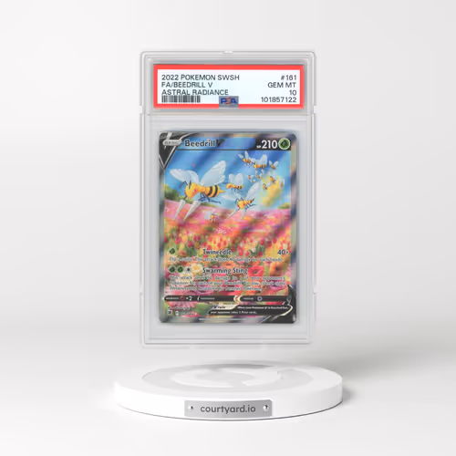 2022 Pokémon Sword & Shield Astral Radiance #161 Beedrill V - Holo Full Art (PSA 10 GEM MINT)