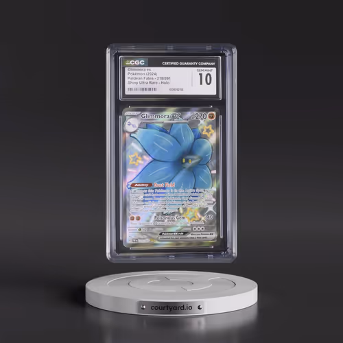 2024 Paldean Fates - PAF EN #218/091 Glimmora ex - Shiny Ultra Rare Holo (CGC 10 GEM MINT)