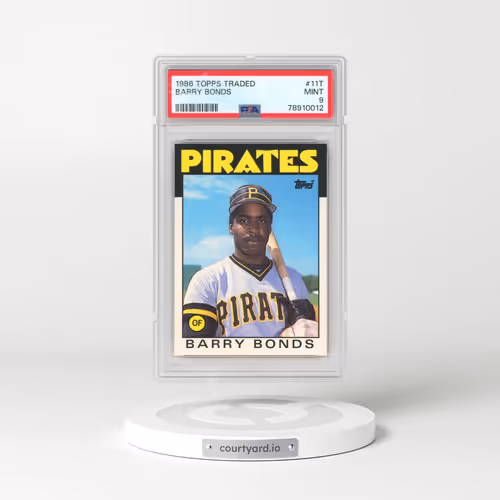 1986 Topps Traded #11T Barry Bonds (PSA 9 MINT)
