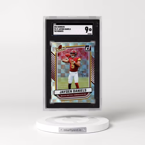 2024 Panini Donruss the Rookies #TR37 Jayden Daniels (SGC 9 MINT)