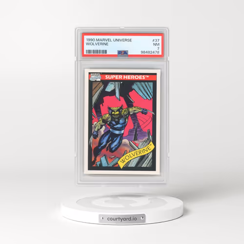 1990 Marvel Universe Series I (1990 Impel) - English #37 Wolverine