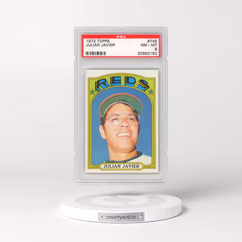 1972 Topps #745 Julian Javier (PSA 8 NM-MT)