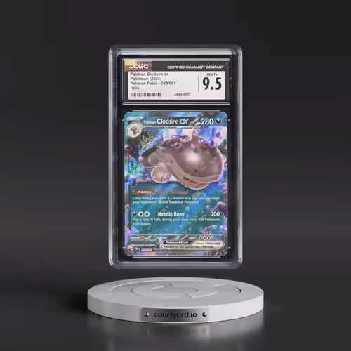 2024 Pokémon Paf EN-Paldean Fates #059 Paldean Clodsire EX - Holo (CGC 9.5 MINT+)