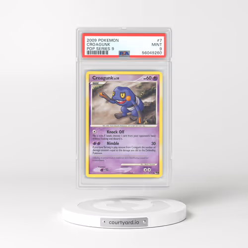 2009 Pop Series 9 #7 Croagunk (PSA 9 MINT)