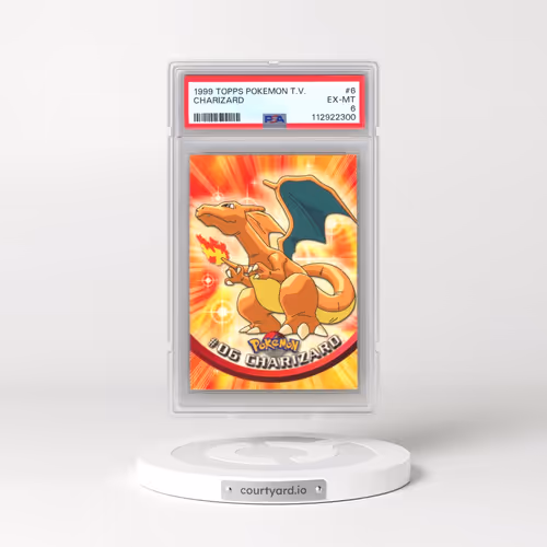 1999 Topps Pokémon TV #6 Charizard (PSA 6 EX-MT)