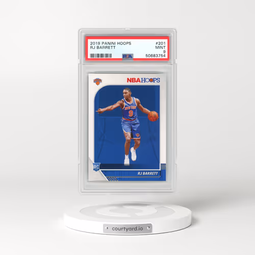2019 Panini Hoops #201 RJ Barrett (PSA 9 MINT)