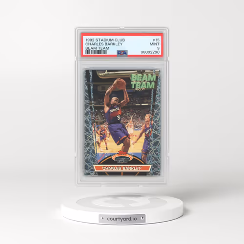 1992 Stadium Club Beam Team #15 Charles Barkley (PSA 9 MINT)