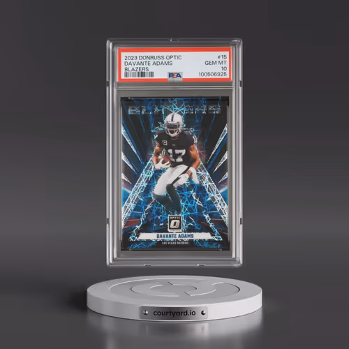 2023 Panini Donruss Optic Blazers #15 Davante Adams (PSA 10 GEM MINT)