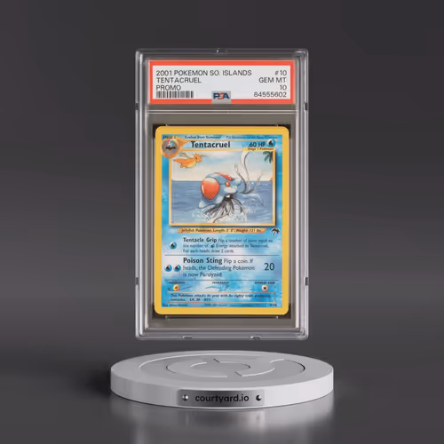 2001 Pokémon Southern Islands Promo #10 Tentacruel (PSA 10 GEM MINT)