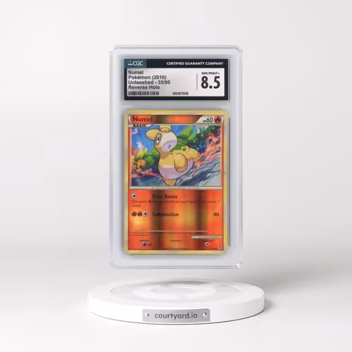 2010 Unleashed #35/95 Numel - Reverse Holo (CGC 8.5 NM-MT+)