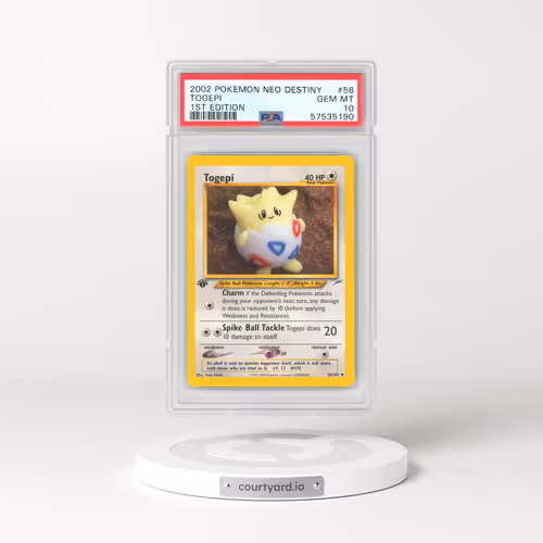 2002 Neo Destiny #56 Togepi - 1st Edition (PSA 10 GEM MINT)