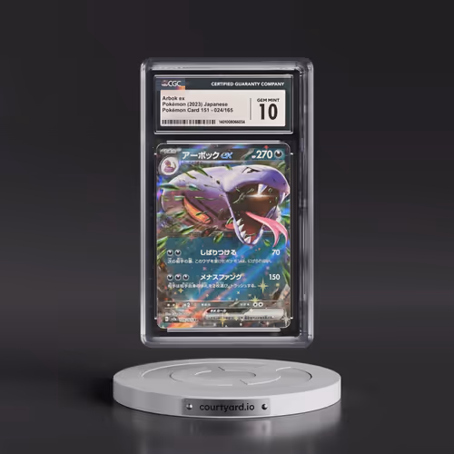 2023 Pokémon Card 151 #024/165 Arbok ex - Holo (CGC 10 GEM MINT)