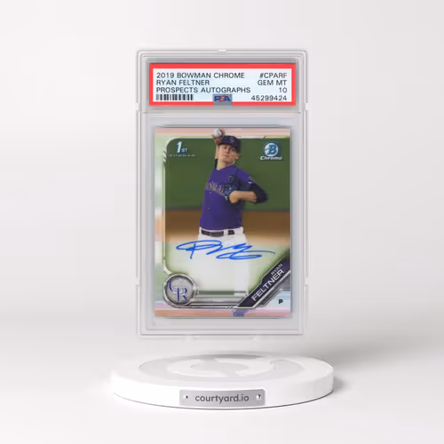 2019 Bowman Chrome Prospects Autographs #CPARF Ryan Feltner (PSA 10 GEM MINT)