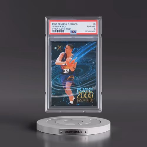1996 Skybox E-X2000 Star Date 2000 #8 Jason Kidd (PSA 8 NM-MT)