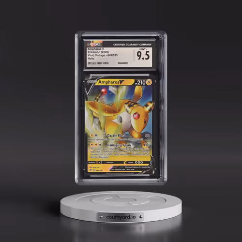 2020 Vivid Voltage #049/185 Ampharos V - Holo (CGC 9.5 MINT+)
