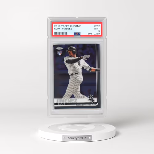 2019 Topps Chrome #202 Eloy Jimenez (PSA 9 MINT)