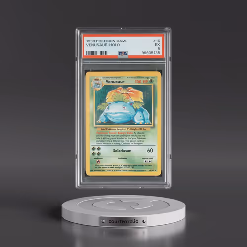 1999 Pokémon Game #15 Venusaur - Holo (PSA 5 EX)