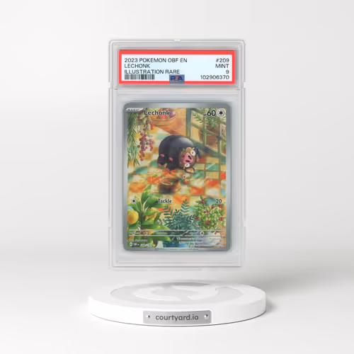 2023 Pokémon Obf EN-Obsidian Flames #209 Lechonk - Illustration Rare (PSA 9 MINT)