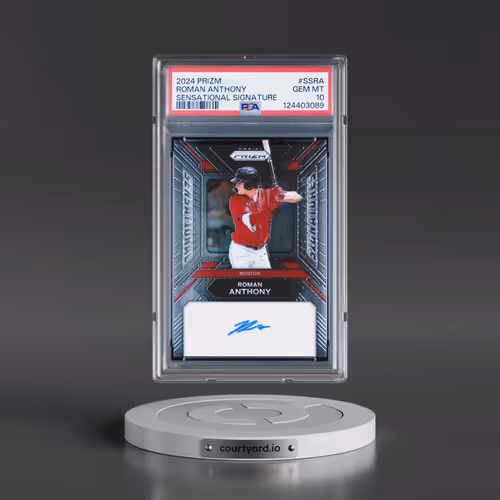 2024 Panini Prizm Sensational Signatures #SSRA Roman Anthony (PSA 10 GEM MINT)