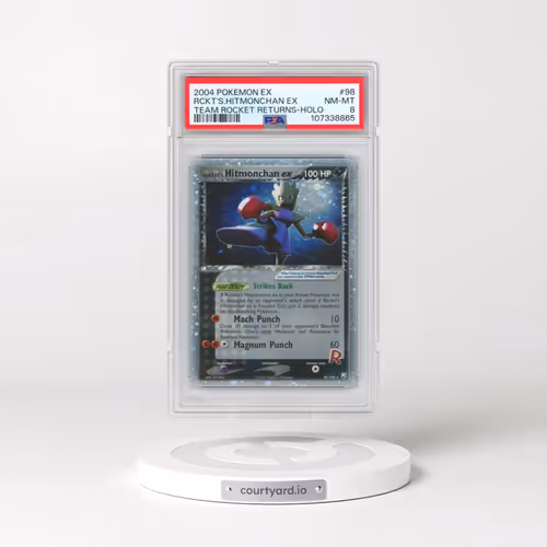 2004 Pokémon EX Team Rocket Returns #98 Rocket's Hitmonchan EX - Holo Holo (PSA 8 NM-MT)