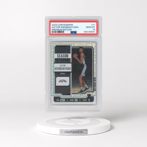 2023 Panini Contenders #11 Victor Wembanyama - Premium Edition (PSA 10 GEM MINT)