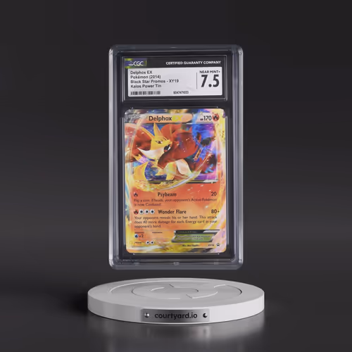 2013 Black Star Promos #XY19 Delphox EX - Holo Kalos Power Tin (CGC 7.5 NM+)