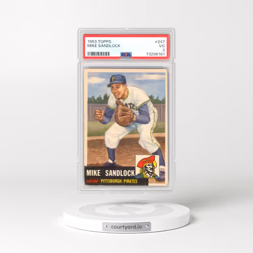 1953 Topps #247 Mike Sandlock (PSA 3 VG)