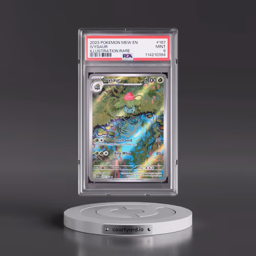 2023 Pokémon Mew EN-151 #167 Ivysaur - Illustration Rare (PSA 9 MINT)